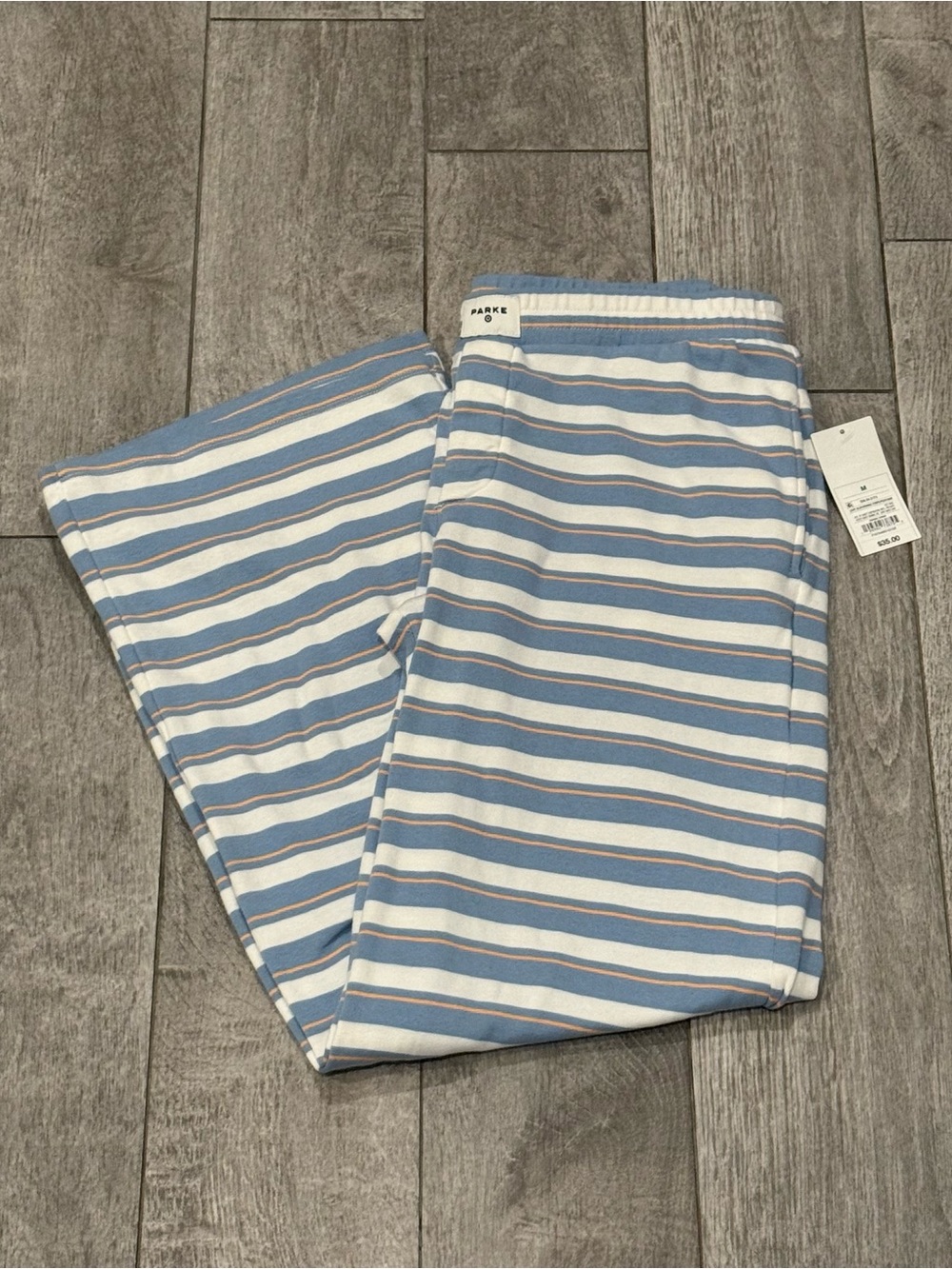 Parke x Target Blue/Orange Striped Boxer Pants Size Medium